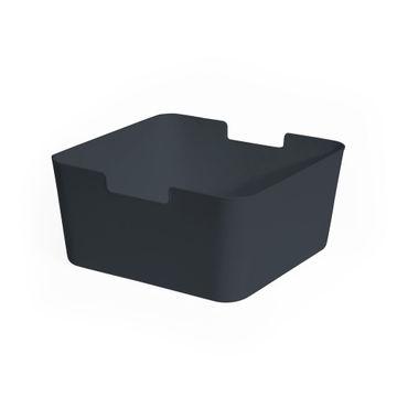 Eco-friendly bamboo storage box grey