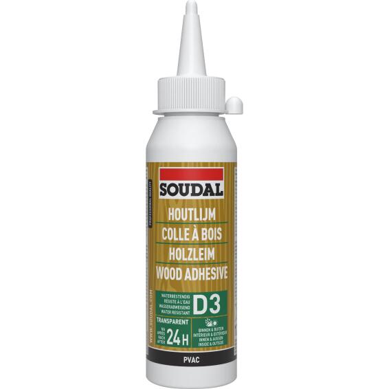 PVA wood adhesive D3 250g Soudal