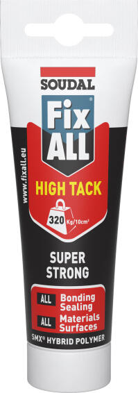 Fix All high track white 125ml Soudal