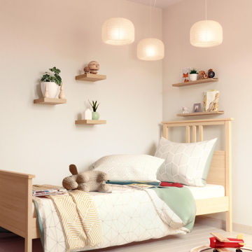 Spaceo floating shelf oak 23x23cm
