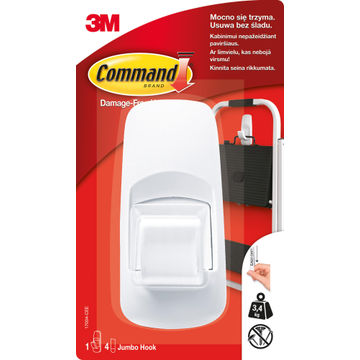 COMMAND STRIPS AND JUMBO HOOK