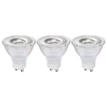 3PK LED BULB MR16GU10 GLS4.7W 450LM4000K