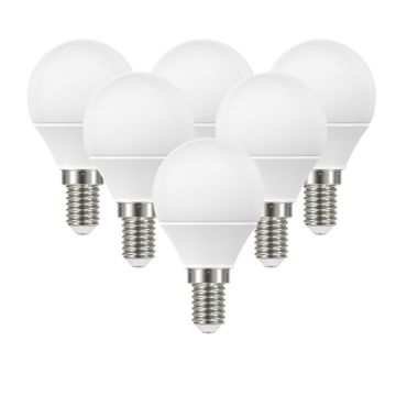 6PK LED BULB P45 E14 4.2W 470LM 4000K ND