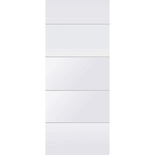 INT DOOR HORIZON 5 PANEL PRIMED WHITE