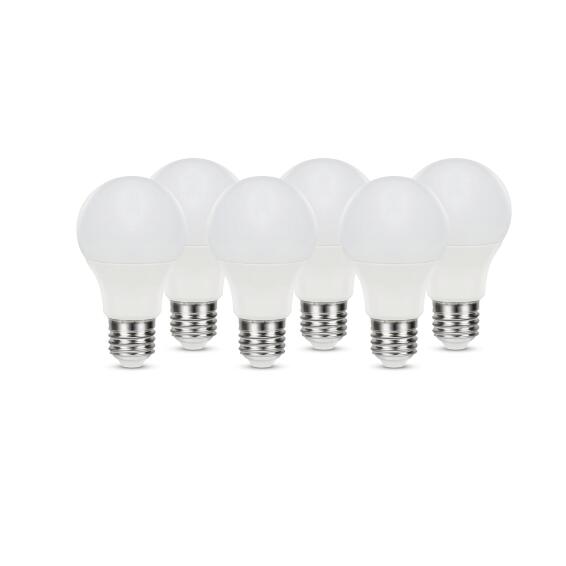 6PK LED BULB A60 E27 7.3W 806LM 4000K