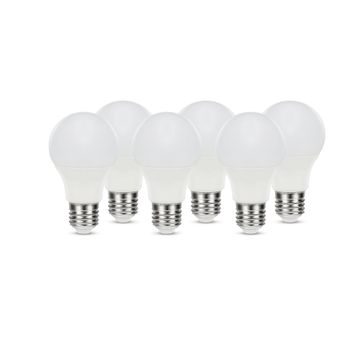 6PK LED BULB A60 E27 7.3W 806LM 4000K