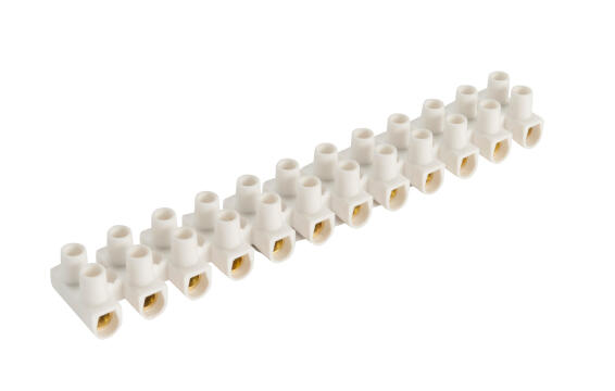 Terminal Block 1 Screw Cable Connector Strip 16mm