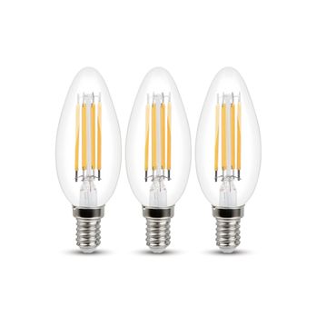 Lexman C35 E14 3 LED Decorative Light Bulb Warm White 3.4W 