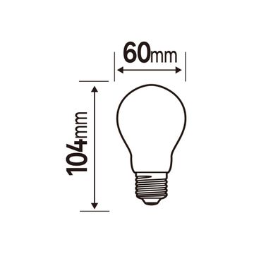 led light bulb filament  A60 E27 7.8w 1055lm cool white dm