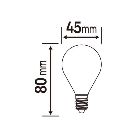 Lexman  g45 e14 led general light bulb warm white 5.9w