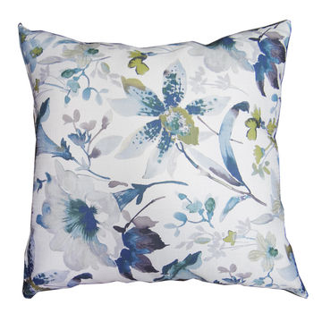 CUSHION 60X60 FLORAL PRINT PLAIN BACKING
