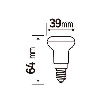 Lexman R39 E14 LED Reflector Light Bulb Warm White 2W