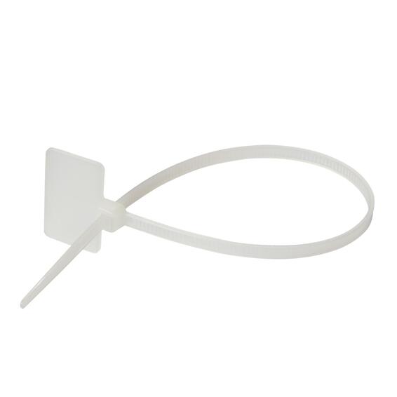 Lexman Cable Ties Marking 215X3.2Mm White 25 Pack