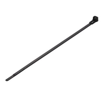 Lexman Reuseable Cable Ties Black 25 Pack