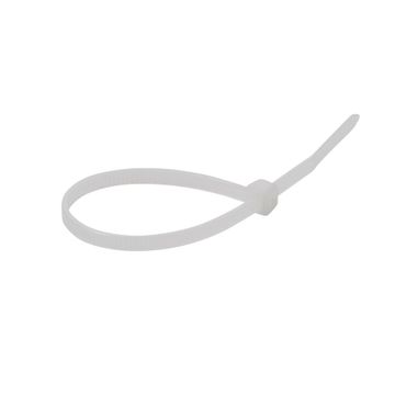 Lexman Cable Tie 150X3.5Mm White 25 Pack