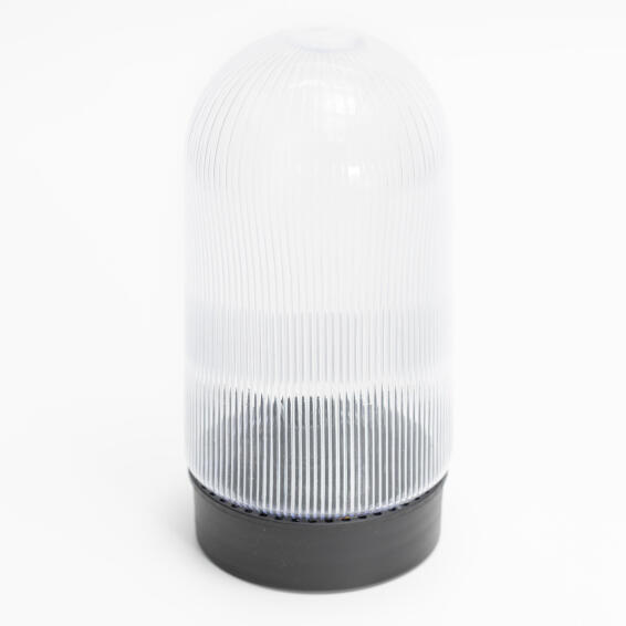 ceiling light jam jar poly ribbed with gallery bc