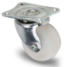 Caster Wheel with Swivel Plate Tente Nylon 38mm