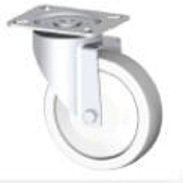 Caster wheel nylon swivel plate Tente 125mm 