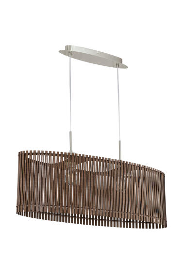 pendant light Eglo sendero  brown wood