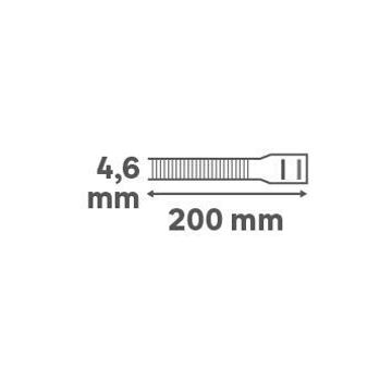 Lexman Reuseable Cable Ties White 25 Pack