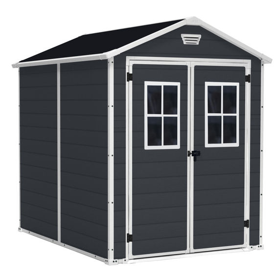 Keter apex roof resin shed 4,4m² dgry