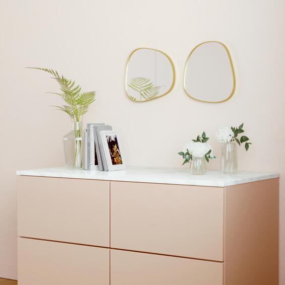 Inspire   adonis mirror gold 32x30cm 