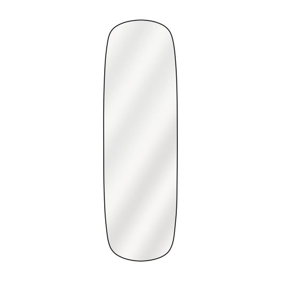Inspire   mirror bloom black 40x130cm