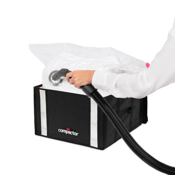 Compactor vacuum box semi rigid black w42cmxd40cmxh25cm