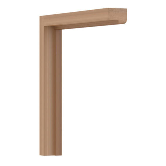 Door frame 44mm x 86mm single door for 813mm door with end profile