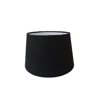 Lamp Factor 26cm Tapered Drum Lamp Shade Black 