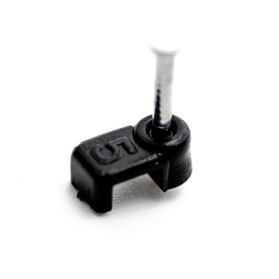 CABLE CLIP 5MM PROTON FLAT BLACK (20)