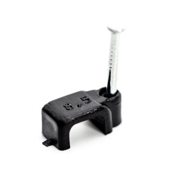 CABLE CLIP 8,5MM PROTON FLAT BLACK (20)