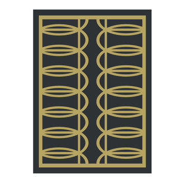 Rug hand tufted polyester apartment style 120cm x 170cm