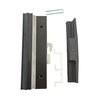 Patio door lock with handle black
