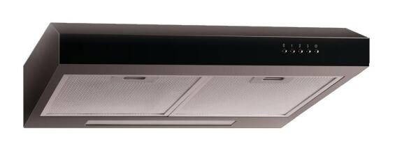 Euroair Kitchen Black Extractor 60Cm Wall Mount Sl60Bl