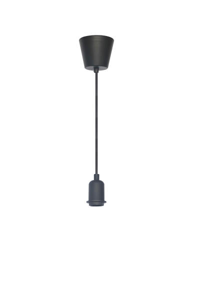 Inspire composable pendant light canopy e27 1x60w black