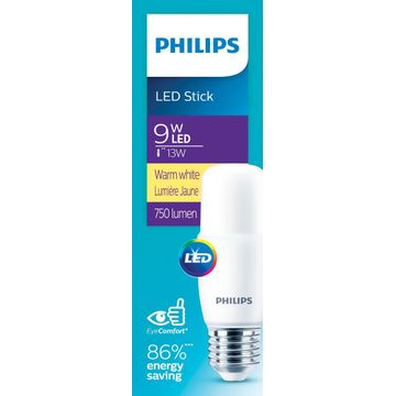 ess led light bulb stick 9w E27 warm white 