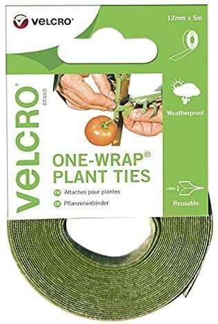 One -wrap garden plant ties 12mm x 5m velcro