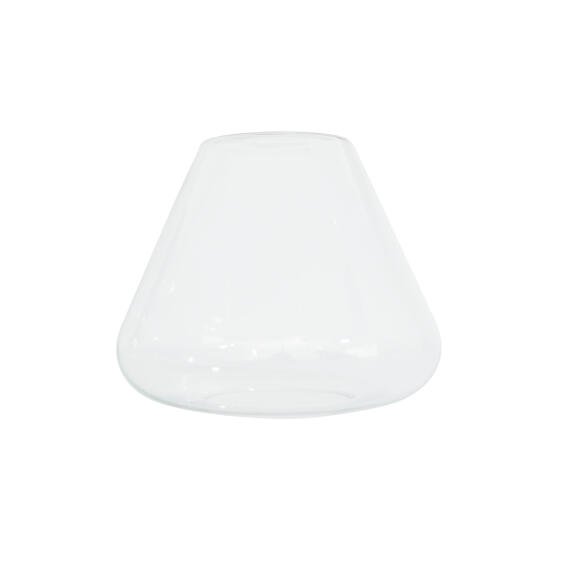 composable clear glass lamp shade 25cm Ethan