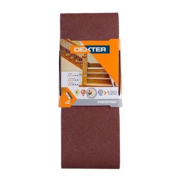 Sanding Belt Wood G120 Dexter 100X560Mm 2 Pieces