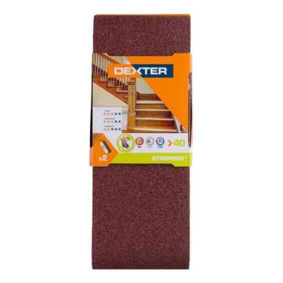 Sanding Belt Wood G40 Dexter 100X560Mm 2 Pieces