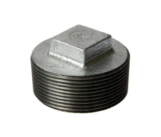 GALVANISED HOLLOW PLUG 15MM P/PACK