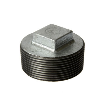 GALVANISED HOLLOW PLUG 15MM P/PACK