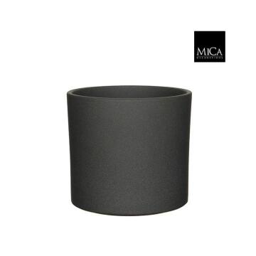 Pot, Ceramic, Era Round Dark Grey, 23.0cm