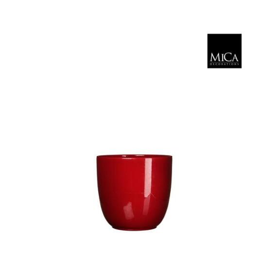 Pot, Ceramic, Tusca Round Dark Red, 13.5cm