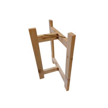 3 Legs Pine Trestle Leg W330mm x D600mm x H720mm