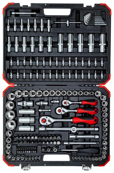 Gedore red 172pc 1/4 1/2 3/8 socket set