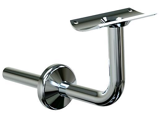 Stainless Steel 304 handrail wall bracket for 50.8mm diameter handrail with core mount