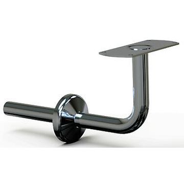 Stainless Steel 304 handrail wall bracket with flat plate and core mount