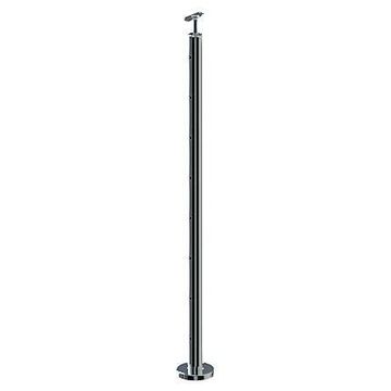 Stainless Steel 304 end post for cable balustrade solution for staircase installation